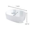 Command 3M 4.75 in. H x 4.625 in. W x 11.375 in. L Clear Frosted Shower Caddy view 2