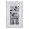 Malden International Designs Whitman White Wash Matted 3 Opening Collage Wood Picture Frame, 5 by 7-Inch view 1