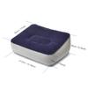 STYDDI Inflatable Foot Rest Pillow, 2 Pack Portable Inflatable Leg Rest Pillow, Travel Footrest Pillow for Airplane, Train, Car, Home, Office (Grey and Blue), Pack of 2 view 2