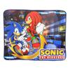 Great Eastern GE-57718 Sonic The Hedgehog Sonic and Knuckles Throw Blanket 46"x60" view 1