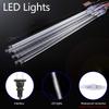 KIWITATA Super Bright SMD2835 LED Meteor Shower Lights, 50cm 8 Tubes 384leds Falling Rain Decoration Lights for Holiday Party Wedding Porch Yard Patio Party Decoration Blue view 2