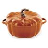 STAUB 0.5-qt Petite Ceramic, Oven & Stove Safe up to 572F, Pumpkin Dish, Baking , Candy Dish, Burnt Orange view 1