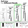 Lift Your Table Folding Table Risers - Bar Height (Movable Foot) - Made in The USA, Heavy Duty, Sturdy, Portable, Easy-to-Use Extensions Raise Bent Leg Folding Tables (Set of 4) view 3