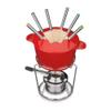 Cuisinart 13-Piece Cast Iron Fondue Set, Red view 1