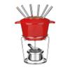 Cuisinart 13-Piece Cast Iron Fondue Set, Red view 2