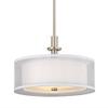 Dolan Designs 1274-09 Three Light Pendant, Pwt, Nckl, B/S, Slvr view 3