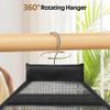 MISSLO Bathroom Shower Organizer Mesh Hanging Shower Caddy with Rotatable Hanger (Black) view 3