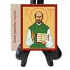 Gifts by Lulee, LLC Saint Ignatius of Loyola Founder of Society of Jesus or Jesuits and Patron of Basque Region of Spain Porcelain Tile Plaque Ready for Hanging Three (6 x 6) view 1