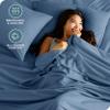 Bare Home Hotel Luxury Queen Sheet Set, Extra Soft - 6 Piece Set - Deep Pockets - Easy Fit - Cooling & Breathable - Wrinkle, Fade, Stain Resistant - Includes 4 Pillowcases (Queen, Coronet Blue) view 3