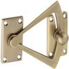 Baldwin 0340050 Dutch Door Quadrant, Antique Brass view 1