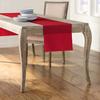 LA Linen Polyester Poplin Table Runner 14 by 108-Inch, Red view 1