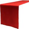 LA Linen Polyester Poplin Table Runner 14 by 108-Inch, Red view 2