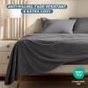 Bare Home Super Soft Fleece Sheet Set - Full Size - Extra Plush Polar Fleece, No-Pilling Bed Sheets - All Season Cozy Warmth (Full, Grey) view 2