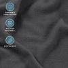 Bare Home Super Soft Fleece Sheet Set - Full Size - Extra Plush Polar Fleece, No-Pilling Bed Sheets - All Season Cozy Warmth (Full, Grey) view 4