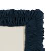 Fancy Collection Queen - King Easy Fit Bed Ruffle wrap Around Elastic Bed Skirt with 17" Drop New Easy Install Solid Navy Blue New view 2