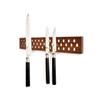 Magnetic Wooden Knife Bar Holder: 12 INCH WALNUT, Danish Design Inspired view 1