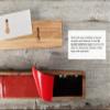 Magnetic Wooden Knife Bar Holder: 12 INCH WALNUT, Danish Design Inspired view 3