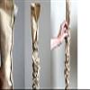 Chain and Cord Cover CoverEase Fabric Chandelier Chain Cover 6 ft Long Cream view 2