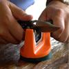 AccuSharp Pull-Through Knife Sharpener, Handheld, Blade Sharpener, Repair, Restore, and Polish Blades, Portable Multi-Tool Sharpener, Orange/Green view 2