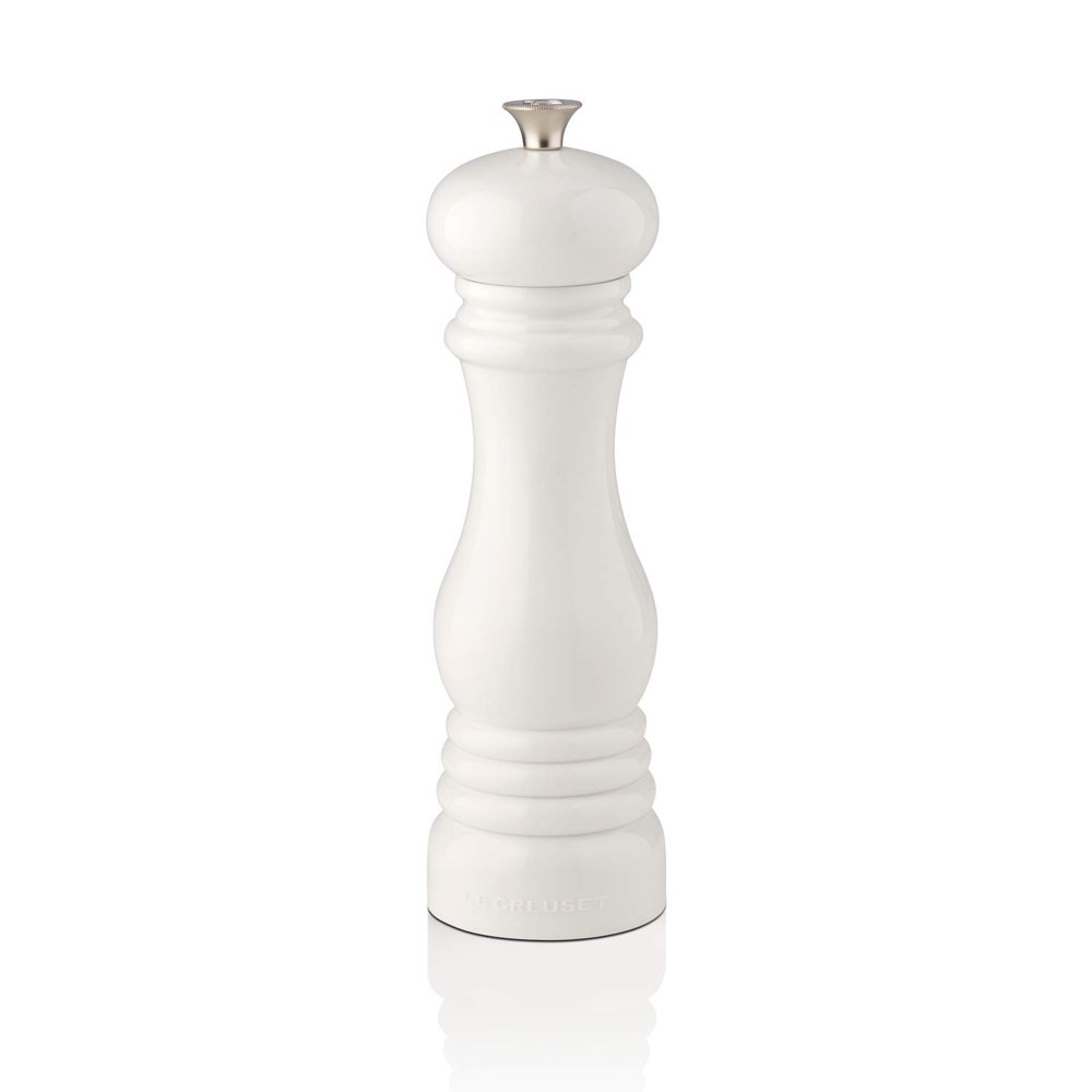 Le Creuset Salt Mill, 8" x 2 1/2", White