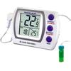 Traceable Jumbo Calibrated Digital Fridge Thermometer/Freezer Thermometer with Bottle Probe, 58 to 158 Fahrenheit, 0.1 Resolution, Accuracy of 1 Degree Celsius view 1