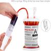 WYNK Blood Bags for Drinks, 10 IV Bags for Halloween Party Decoration, Reusable Drink Pouch for Live Blood of Theme Parties, Masquerade,Vampire,Zombie,Nurse Graduation Party Props view 3