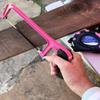 Apollo Tools 201 Piece Home Tool Set, Pink Tool Set Includes Hacksaw, Picture Hanging Assortment, and Selection of Most Needed Tools in Sturdy Tool Bag - Pink Ribbon - DT0020P view 4