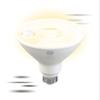 GE Lighting LED+ Outdoor Security Flood Light Bulb with Motion Sensor, Warm White, Dusk to Dawn Setting, Medium Base, 90 Watt Replacement, 1 Count (Pack of 1) view 2