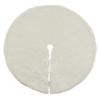 SARO LIFESTYLE Nol Blanc Collection Faux Fur Tree Skirt, 53"x53" Round, White view 2