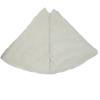 SARO LIFESTYLE Nol Blanc Collection Faux Fur Tree Skirt, 53"x53" Round, White view 4