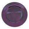 SARO LIFESTYLE Decorative Charger Plates, 13 Round Plastic Charger Plates, Set of 4  Elegant Table Dcor for Events, Weddings & Home Dining, Eggplant view 1