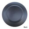 SARO LIFESTYLE Decorative Charger Plates, 13 Round Plastic Charger Plates, Set of 4  Elegant Table Dcor for Events, Weddings & Home Dining, Eggplant view 3