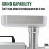 LEM Products MightyBite #8 Meat Grinder, 500 Watt Aluminum Electric Meat Grinder Machine, Ideal for Regular Use view 4
