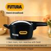 Hawkins Futura 5 Litre Pressure Cooker, Hard Anodised Inner Lid Pressure Cooker, Induction Cooker, Pan Cooker, Black (IFP50) view 2