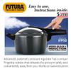 Hawkins Futura 5 Litre Pressure Cooker, Hard Anodised Inner Lid Pressure Cooker, Induction Cooker, Pan Cooker, Black (IFP50) view 3