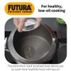 Hawkins Futura 5 Litre Pressure Cooker, Hard Anodised Inner Lid Pressure Cooker, Induction Cooker, Pan Cooker, Black (IFP50) view 4