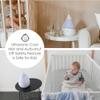 Crane Teardrop Ultrasonic Cool Mist Humidifier for Baby Nursery, 0.5 Gallon, Adjustable Settings, Essential Oil Diffuser White view 4