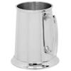 English Pewter Company 1 Pint Plain Straight Pewter Beer Mug Tankard [EP002] view 2