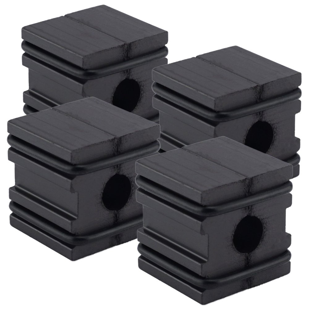 Master Magnetics Screwdriver Magnetizer Demagnetizer - Ideal Tool for Mechanics and DIYers - Made with Permanent Magnets and Bonded Rubber - 1'' L x 1'' W, 4 Pack