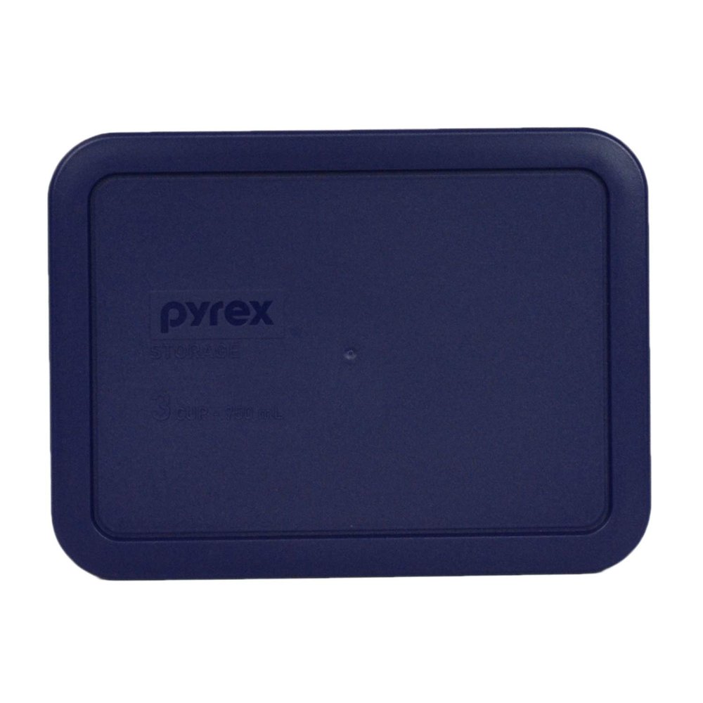 Pyrex 7210-PC 3 Cup Blue Food Storage Replacement Lid - Made in USA