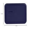 Pyrex 7210-PC 3 Cup Blue Food Storage Replacement Lid - Made in USA view 3