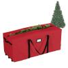 Rolling Christmas Tree Storage Bag - Holds 9-Foot Artificial Trees, Holiday Decorations, Inflatables, Garland, and More by Elf Stor (Red) view 1