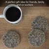 Thirstystone Stone Herringbone Pattern Natural Sandstone Coaster 4 Pack Eco-Friendly, Absorbent, Easily Wipes Clean view 4