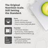 Greater Goods Food Scale with Nutrition Calculator, 2,000 Codes (Silver) view 3