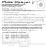 Flatirons Disc Adhesive Plate Hanger Set (6-2 Inch Hangers) view 3