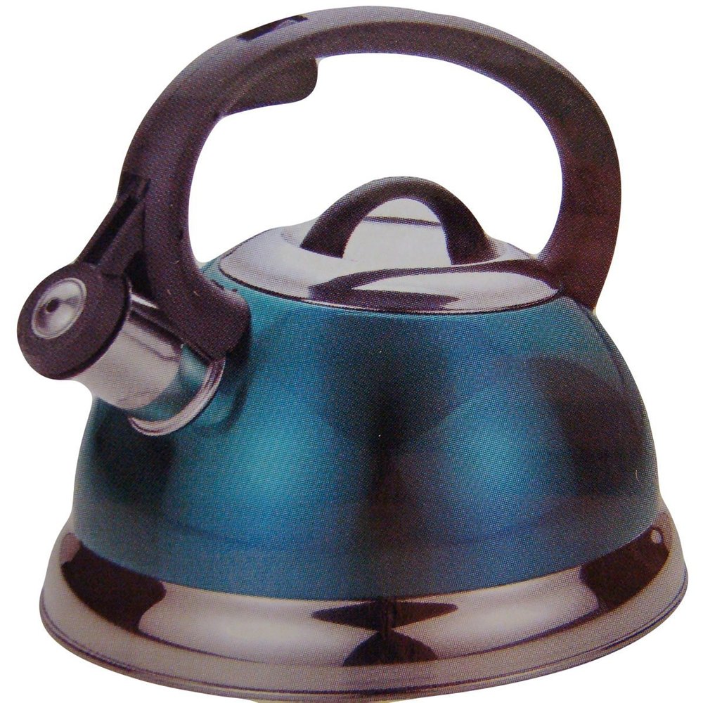 2.5 Qt Whistling Tea Kettle in Teal