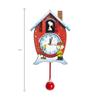 Mark Feldstein, Peanuts Christmas Linus and Lucy Song Cuckoo Clock, Red, 17 Inch view 4