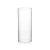 WGVI Hurricane Candle Holder Sleeve, Wide 4", Height 10", Clear Glass Cylinder Candleholder, Chimney Tube, Open Ended Candle Shade, 1 Piece view 1