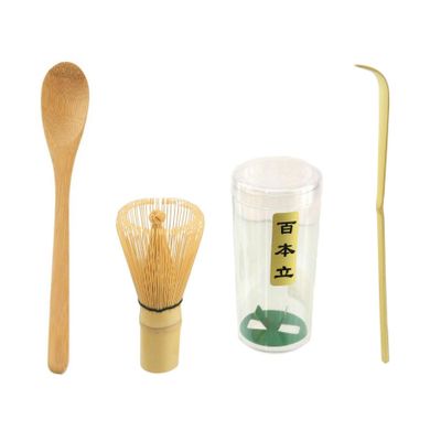 JapanBargain, Matcha Whisk Set, Japanese Bamboo Chasen, Chashaku Tea Scoop and Spoon Set, Traditional Green Tea Ceremony Tools for Authentic Matcha Preparation
