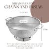 Bellemain Colander for Kitchen  5 Qt Stainless Steel Strainer with Handle - 18/8 Pasta Strainer Bowl for Pasta, Spaghetti, Vegetables, Fruit, and Pot Draining - Stainless Steel Colander view 2
